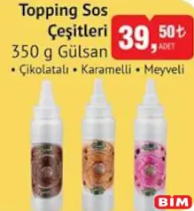 GÜLSAN TOPPİNG SOS ÇEŞİTLERİ 350 G GÜLSAN TOPPİNG SOS ÇEŞİTLERİ 350 G